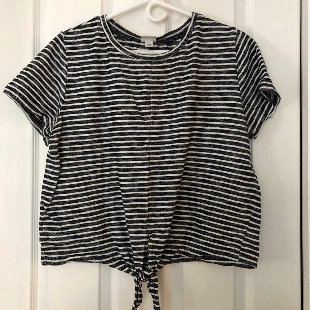 Black and White Striped A New Day shirt